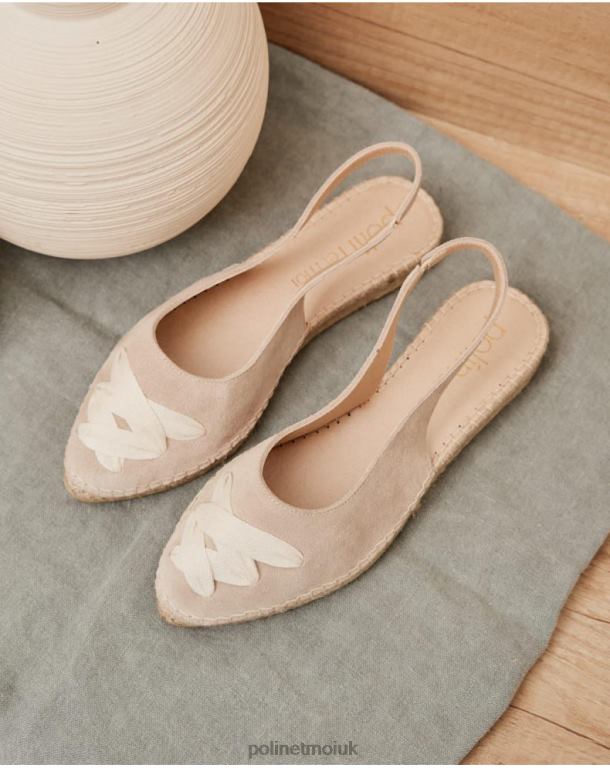 Footwear Polin et moi Mallory Cross Espadrille Sand J4DB6409