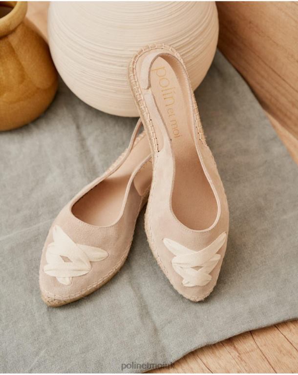 Footwear Polin et moi Mallory Cross Espadrille Sand J4DB6409