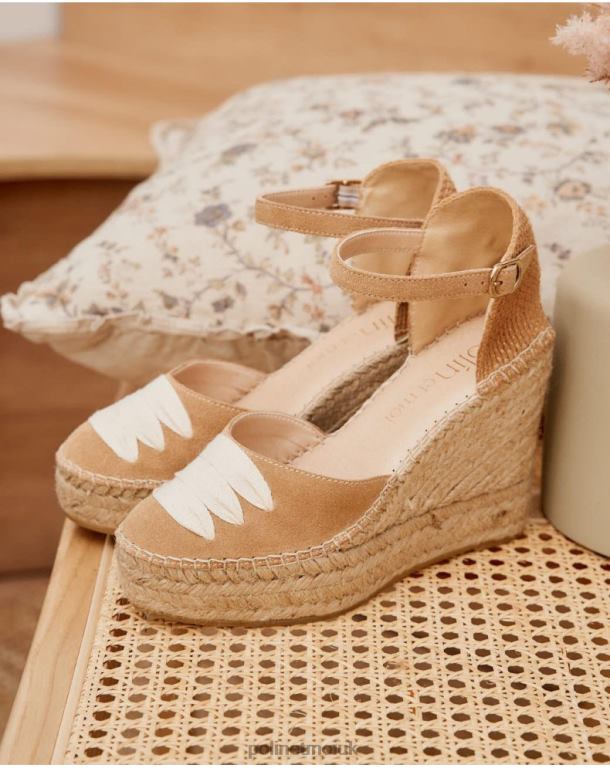 Footwear Polin et moi Peasant Espadrille Arlene camel J4DB6463