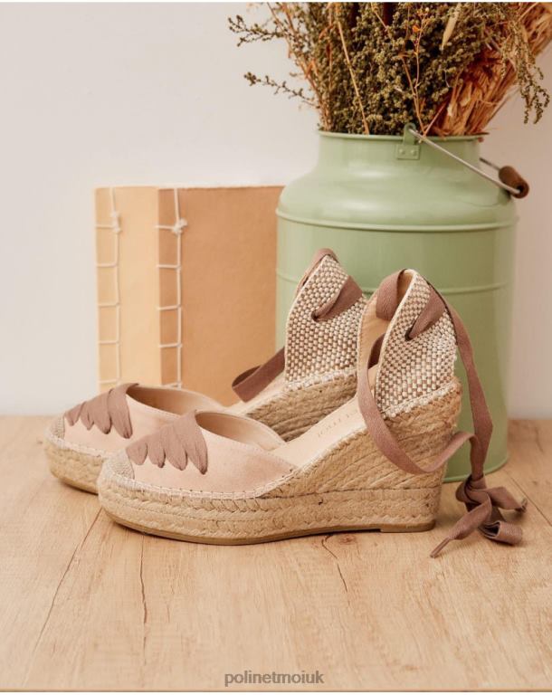 Footwear Polin et moi Peasant Espadrille Penny Nude J4DB6498