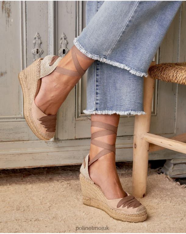 Footwear Polin et moi Peasant Espadrille Penny Nude J4DB6498