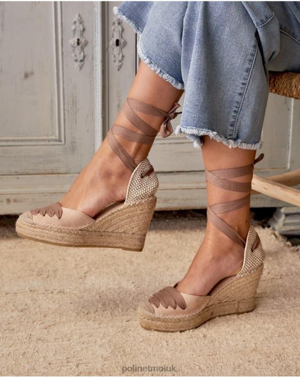 Footwear Polin et moi Peasant Espadrille Penny Nude J4DB6498