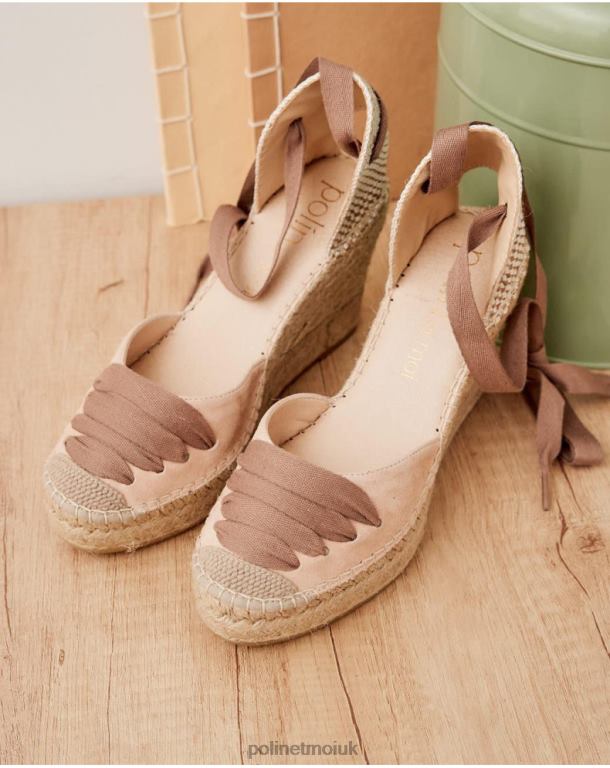 Footwear Polin et moi Peasant Espadrille Penny Nude J4DB6498