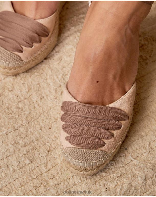 Footwear Polin et moi Peasant Espadrille Penny Nude J4DB6498