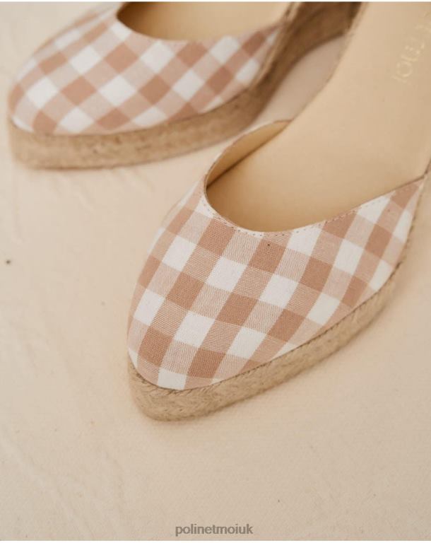 Footwear Polin et moi Vichy Bimba Espadrille Raw J4DB6429