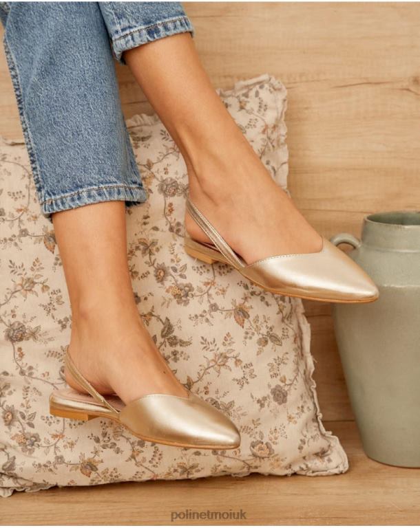 Footwear Polin et moi Ballet Flats Inari Undercut GOLD/PLATINUM J4DB6477