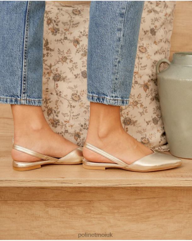 Footwear Polin et moi Ballet Flats Inari Undercut GOLD/PLATINUM J4DB6477