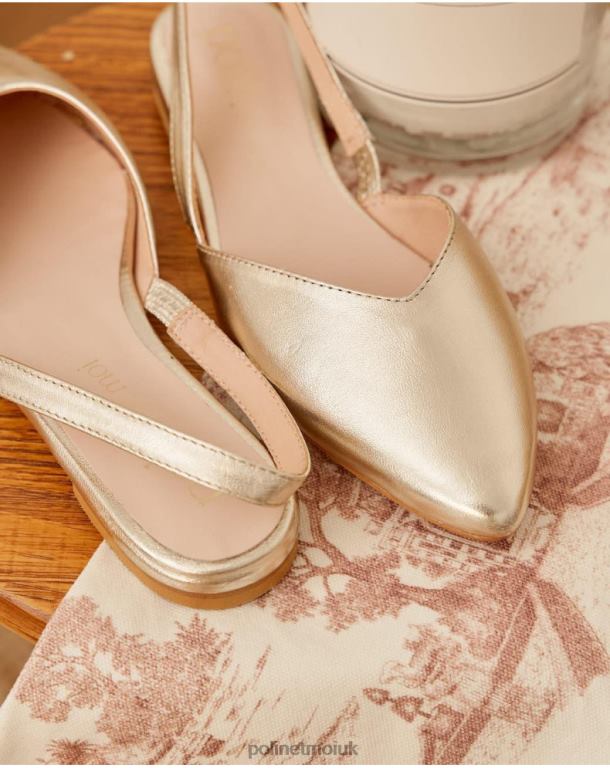 Footwear Polin et moi Ballet Flats Inari Undercut GOLD/PLATINUM J4DB6477