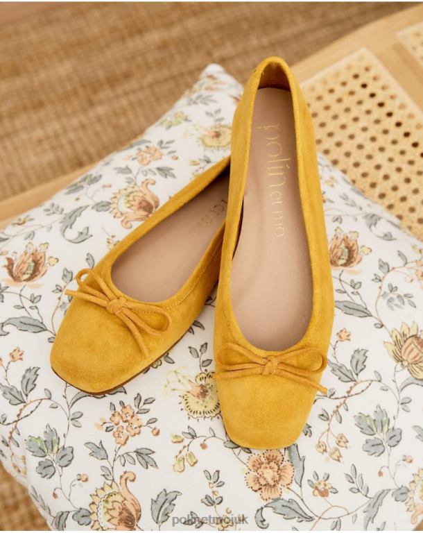 Footwear Polin et moi Ballet Flats Suede Ashley MUSTARD J4DB6499