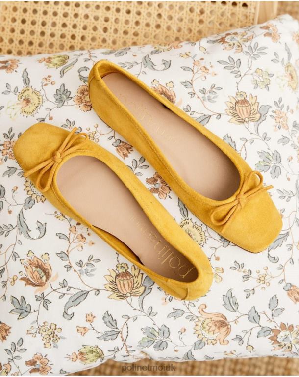 Footwear Polin et moi Ballet Flats Suede Ashley MUSTARD J4DB6499