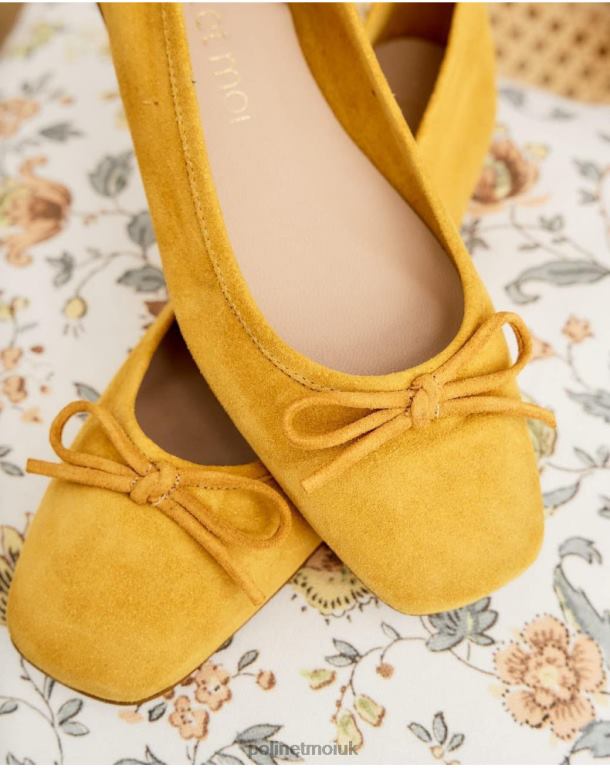Footwear Polin et moi Ballet Flats Suede Ashley MUSTARD J4DB6499
