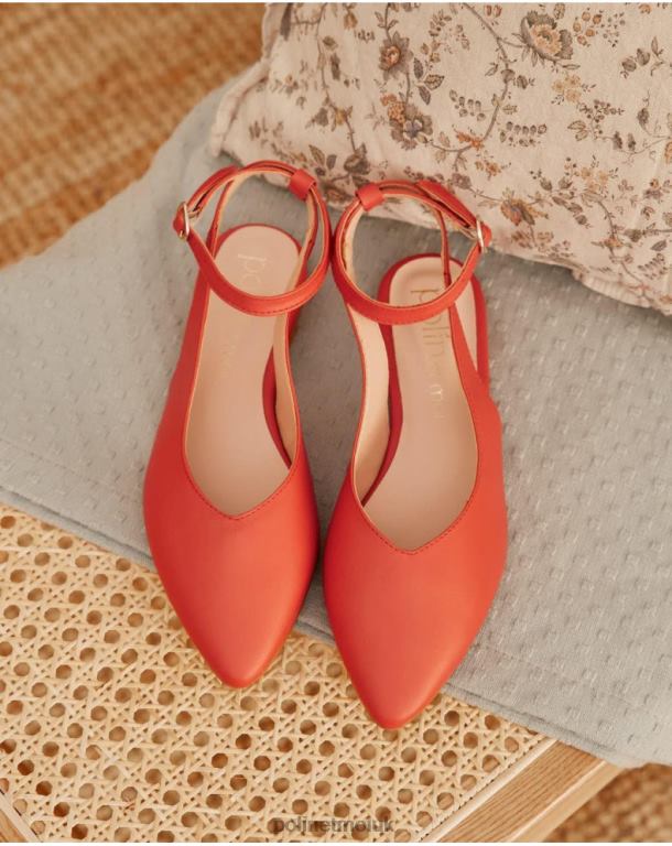 Footwear Polin et moi Ballet Flats Undercut Alia PEACH J4DB6478