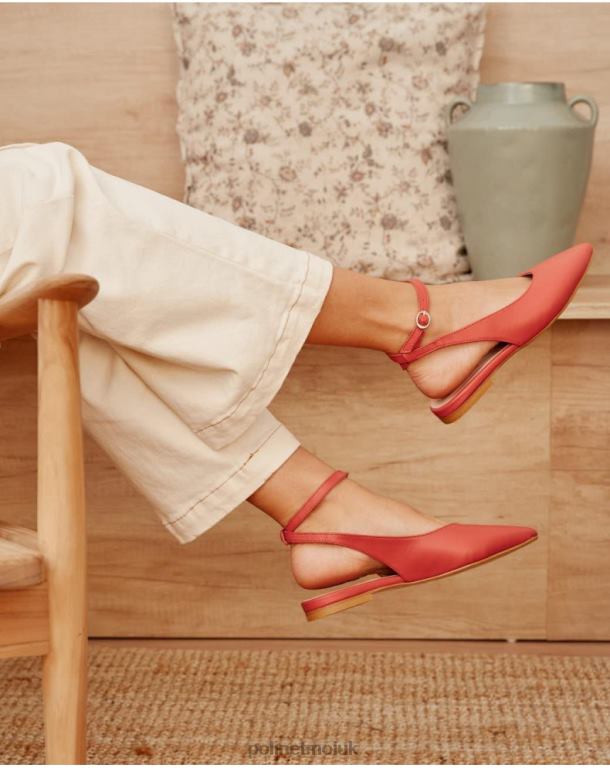 Footwear Polin et moi Ballet Flats Undercut Alia PEACH J4DB6478