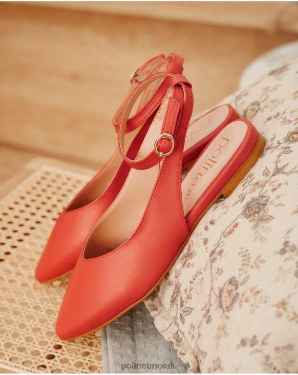 Footwear Polin et moi Ballet Flats Undercut Alia PEACH J4DB6478