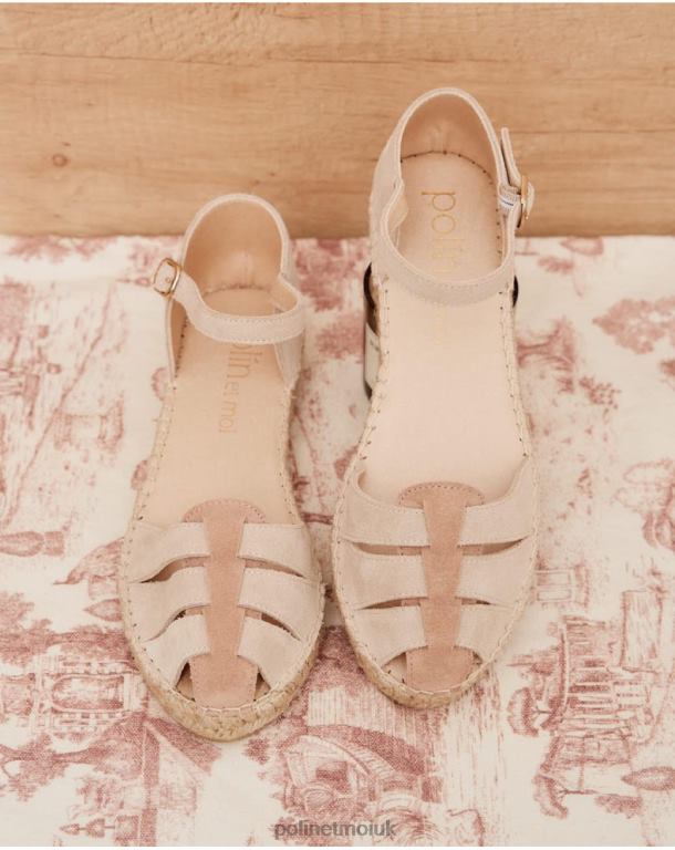 Footwear Polin et moi Crabeater Suede Minerva Nude J4DB6424