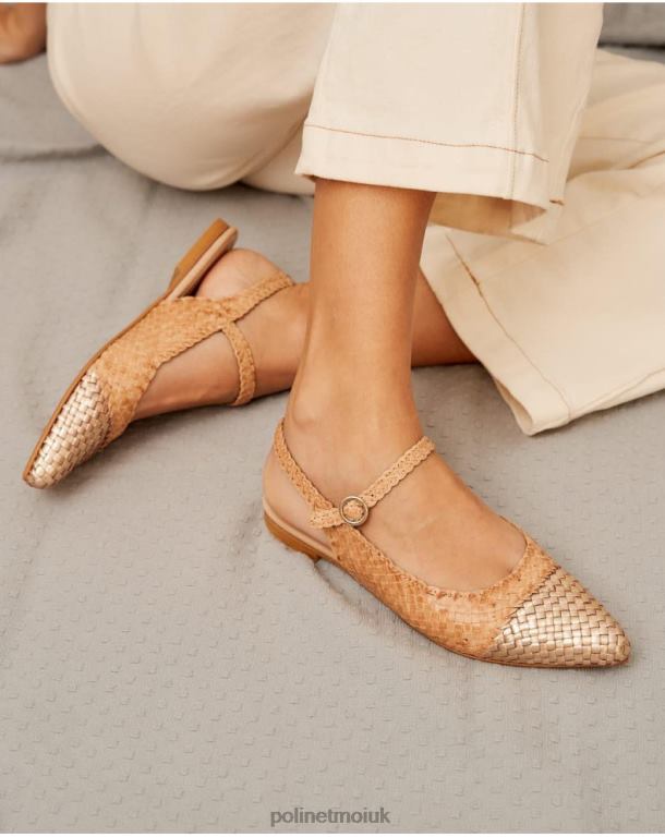 Footwear Polin et moi Mary Jane Punta Rigobertta Beige J4DB6416