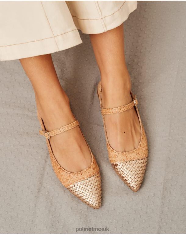 Footwear Polin et moi Mary Jane Punta Rigobertta Beige J4DB6416