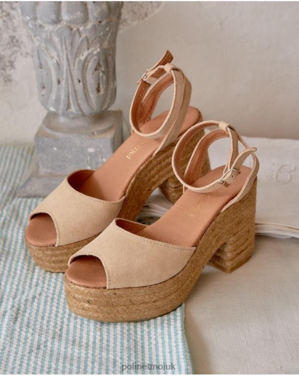 Footwear Polin et moi Arina Platform Sandals Sand J4DB6410