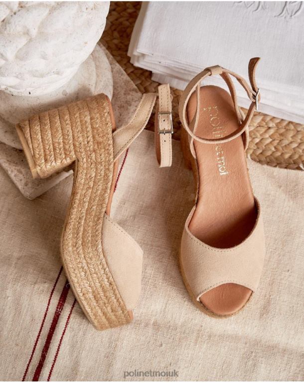 Footwear Polin et moi Arina Platform Sandals Sand J4DB6410
