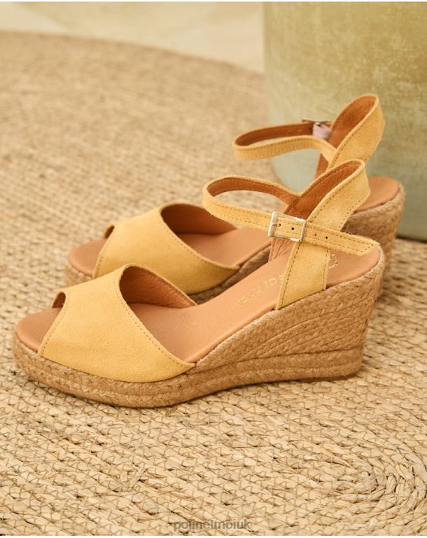 Footwear Polin et moi Sandals Wedge Kira ochre J4DB6491