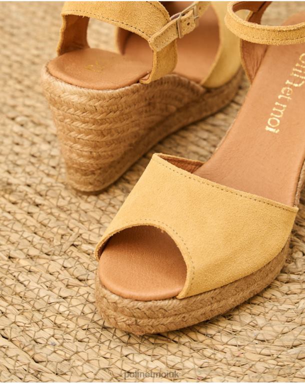 Footwear Polin et moi Sandals Wedge Kira ochre J4DB6491