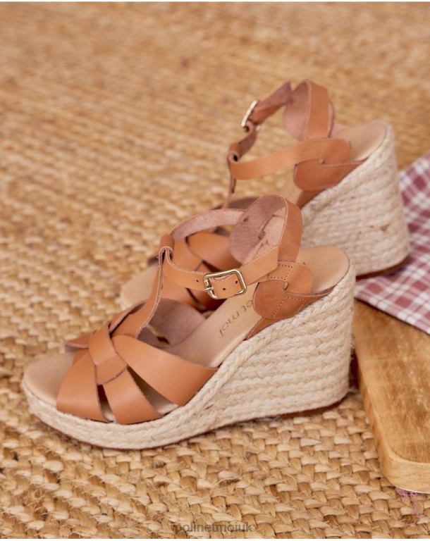 Footwear Polin et moi Zhanna Cross Sandal Leather J4DB6411